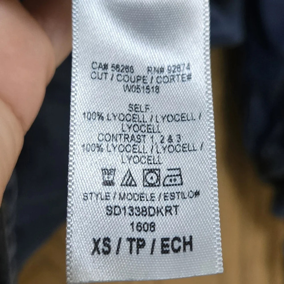 Splendid Chambray denim like off the shoulder mini dress - Picture 7 of 8